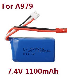 Wltoys A979 A979-A A979-B RC Car spare parts todayrc toys listing 7.4V 1100mAh battery (For A979)