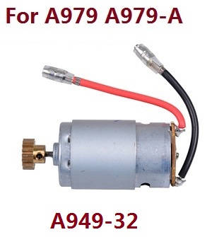 Wltoys A979 A979-A A979-B RC Car spare parts todayrc toys listing 390 main motor (For A979 A979-A)