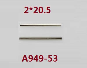 Wltoys A979 A979-A A979-B RC Car spare parts todayrc toys listing steering shaft 2*20.5 A949-53