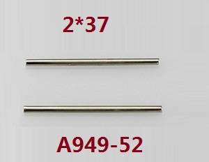 Wltoys A979 A979-A A979-B RC Car spare parts todayrc toys listing swing arm pin 2*37 A949-52 - Click Image to Close