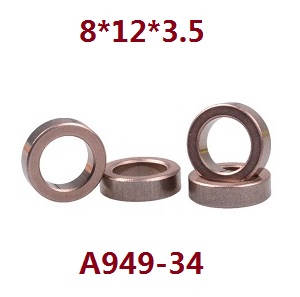 Wltoys A979 A979-A A979-B RC Car spare parts todayrc toys listing bearing 8*12*3.5 A949-34