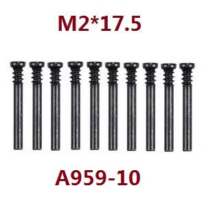 Wltoys A979 A979-A A979-B RC Car spare parts todayrc toys listing screws M2*17.5 A959-10