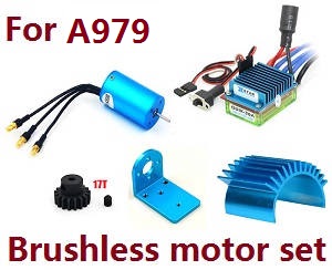 Wltoys A979 A979-A A979-B RC Car spare parts todayrc toys listing Brushless motor set for A979