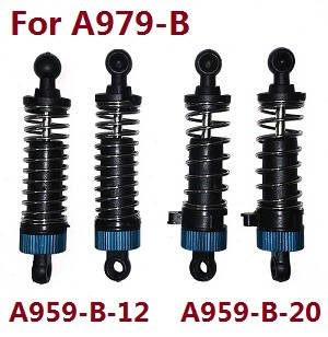 Wltoys A979 A979-A A979-B RC Car spare parts todayrc toys listing shock absorber (For A979-B) A959-B-12 A959-B-20