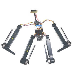 MJX B12 Bugs 12 EIS RC drone quadcopter spare parts todayrc toys listing side motor bar set with main blades and PCB board set