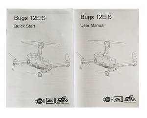MJX B12 Bugs 12 EIS RC drone quadcopter spare parts todayrc toys listing English manual book