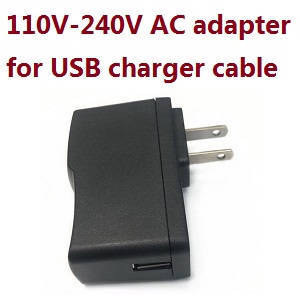 WPL B-16 B16-1 B-16K Military Truck RC Car spare parts 110V-240V AC Adapter for USB charging cable