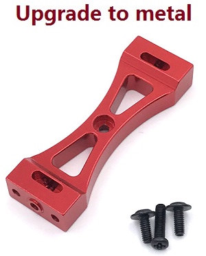 WPL B-16 B16-1 B-16K Military Truck RC Car spare parts girder fixing seat (Metal) Red - Click Image to Close