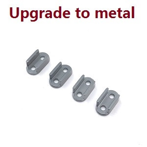 WPL B-16 B16-1 B-16K Military Truck RC Car spare parts steel plate fixing seat (Metal) Titanium color - Click Image to Close