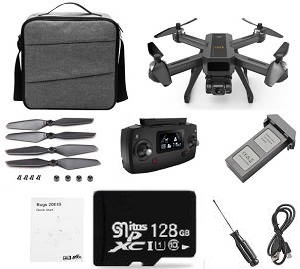 MJX B20 Bugs 20 EIS RC drone with 1 battery and 128G SD card and portable shoulder bag