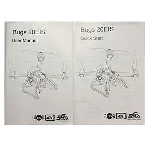 MJX B20 Bugs 20 EIS RC drone quadcopter spare parts todayrc toys listing English manual book