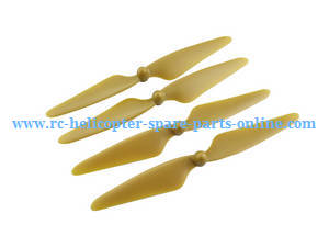 MJX Bugs 3H B3H RC Quadcopter spare parts todayrc toys listing main blades (Gold)