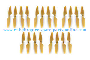MJX Bugs 3H B3H RC Quadcopter spare parts todayrc toys listing main blades (5sets Gold)