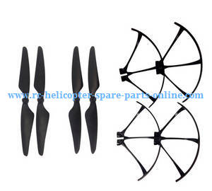 MJX Bugs 3H B3H RC Quadcopter spare parts todayrc toys listing main blades + protection frame
