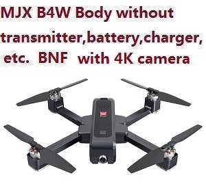 MJX B4W and B4W 4k body with 4K camera without transmitter,battery,charger, etc. BNF