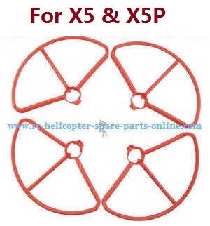 JJRC JJPRO X5 X5P RC Drone Quadcopter spare parts todayrc toys listing protection frame set (Red)