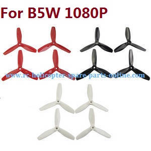 MJX Bugs 5W B5W RC Quadcopter spare parts todayrc toys listing upgrade 3-leaf main blades (3 sets)