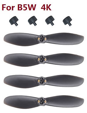 MJX Bugs 5W B5W RC Quadcopter spare parts todayrc toys listing main blades with caps (For B5W 4K version)