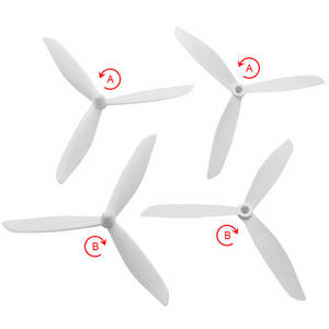 Bayangtoys X16 RC quadcopter spare parts todayrc toys listing upgrade 3-leaf main blades (White)
