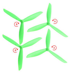 Bayangtoys X16 RC quadcopter drone spare parts todayrc toys listing upgrade 3-leaf main blades (Green)