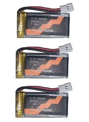 C119 Firefox RC Helicopter spare parts todayrc toys listing 3.7V 350mAh battery 3pcs