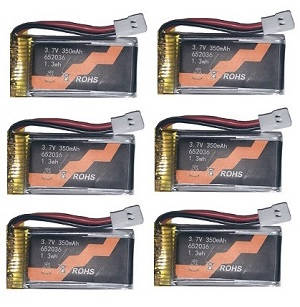 C119 Firefox RC Helicopter spare parts todayrc toys listing 3.7V 350mAh battery 6pcs