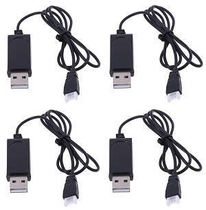 C119 Firefox RC Helicopter spare parts todayrc toys listing USB charger wire 4pcs