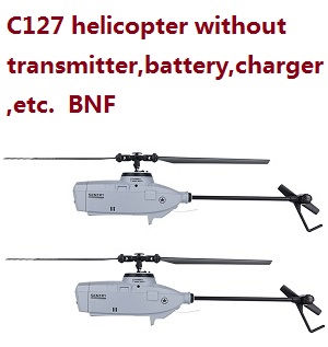 C127 helicopter without transmitter, battery, charger, etc. BNF 2pcs