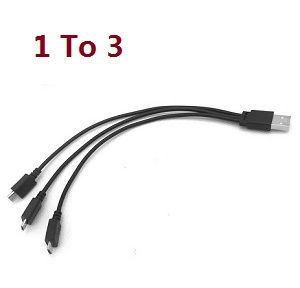 C127 RC Helicopter Drone spare parts 1 to 3 USB charger wire