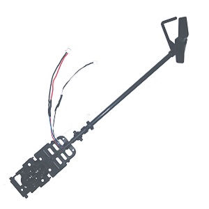 C127 RC Helicopter Drone spare parts main frame + tail tube + tail motor deck + tail motor + tail LED (Assembled)