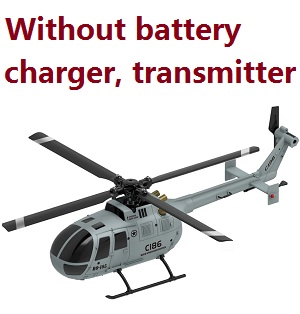 RC ERA C186 BO-105 C186 Pro RC Helicopter Drone without battery,charger,transmitter BNF Gray