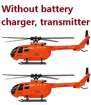 RC ERA C186 BO-105 C186 Pro RC Helicopter Drone without battery,charger,transmitter BNF Orange 2pcs