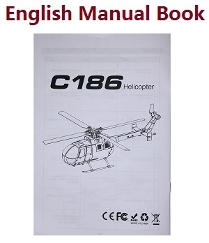 RC ERA C186 BO-105 C186 Pro RC Helicopter Drone spare parts English instruction manual book