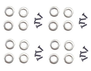 RC ERA C186 BO-105 C186 Pro RC Helicopter Drone spare parts screw and gasket 4sets