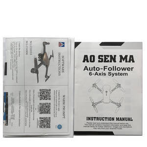 Aosenma CG006 RC quadcopter spare parts todayrc toys listing English manual instruction book