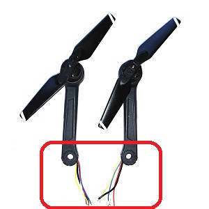 Aosenma CG006 RC quadcopter spare parts todayrc toys listing side bar and motor sets 2pcs short wire