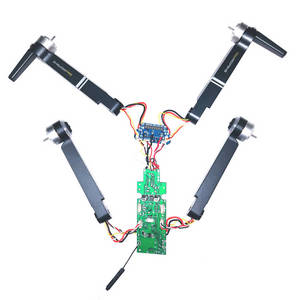 Aosenma CG036 RC Drone spare parts todayrc toys listing side motor bar set with PCB board set