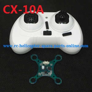 cheerson cx-10 cx-10a cx-10c cx10 cx10a cx10c quadcopter spare parts todayrc toys listing PCB + transmitter (CX-10A)