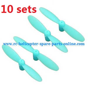 cheerson cx-10 cx-10a cx-10c cx10 cx10a cx10c quadcopter spare parts todayrc toys listing main blades propellers (10 sets Blue)