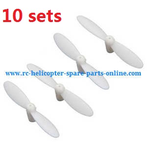 cheerson cx-10 cx-10a cx-10c cx10 cx10a cx10c quadcopter spare parts todayrc toys listing main blades propellers (10 sets White)