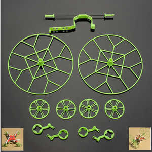 Cheerson CX-10D CX-10DS quadcopter spare parts todayrc toys listing outer protection frame set (Upgrade Green)