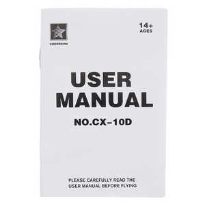 Cheerson CX-10D CX-10DS quadcopter spare parts todayrc toys listing English manual book (CX-10D)