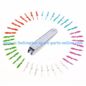 Cheerson CX-10SD RC quadcopter spare parts todayrc toys listing 10 sets main blades + wrench