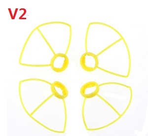 Cheerson CX-10W CX-10W-TX quadcopter spare parts todayrc toys listing outer protection frame (V2 Yellow)