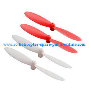 Cheerson CX-17 CX-17-TX RC quadcopter spare parts todayrc toys listing main blades (White-Red)