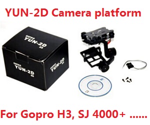 cheerson cx-20 cx20 cx-20c quadcopter spare parts todayrc toys listing Yun-2d camera platform for Gopro H3, SJ4000+ etc.