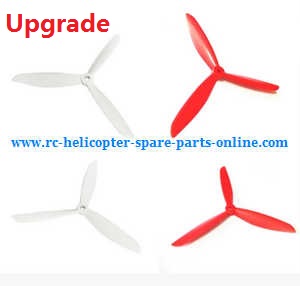 cheerson cx-20 cx20 cx-20c quadcopter spare parts todayrc toys listing upgrade Three leaf shape blades (White-Red)