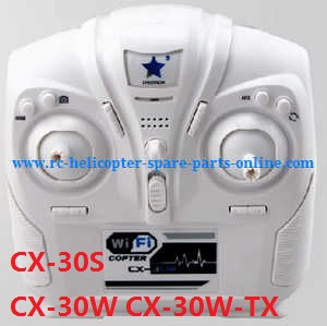 cheerson cx-30 cx-30c cx-30w cx-30s cx-30w-tx cx30 quadcopter spare parts todayrc toys listing remote controller transmitter (CX-30S CX-30W CX-30W-TX)
