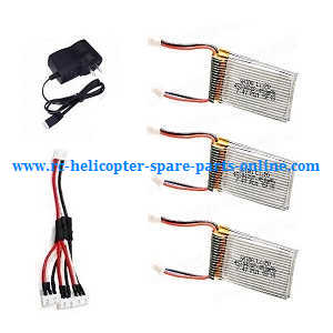 Cheerson cx-32 cx-32c cx-32s cx-32w cx32 quadcopter spare parts todayrc toys listing 3*battery + 1 to 3 wire + charger