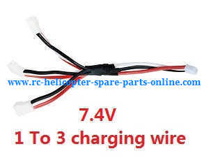 Cheerson cx-33 cx-33c cx-33s cx-33w cx33 quadcopter spare parts todayrc toys listing 1 To 3 charger wire 7.4V